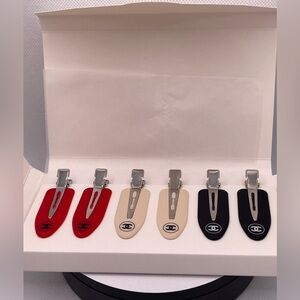 CHANEL hair clips accessories luxury gift set GWP